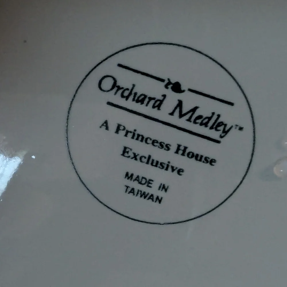 Princess House Orchard Medley Ceramic Watering Can